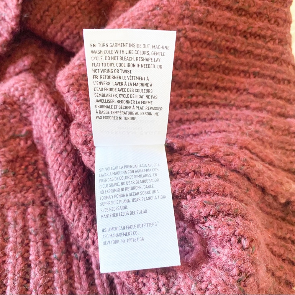 AMERICAN EAGLE Cable Knit Sweater Dress Medium NEW NWOT - Picture 6 of 8